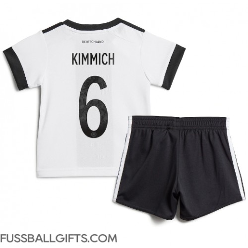 Deutschland Joshua Kimmich #6 Fußballbekleidung Heimtrikot Kinder WM 2022 Kurzarm (+ kurze hosen)